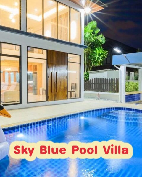 DV-2889 Sky Blue Pool Villa
